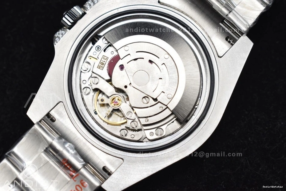 Full Bracelet Diamond 849 Diamonds On 40mm AMGF Sleek Best VR On Dial Edition SS GMT 1007